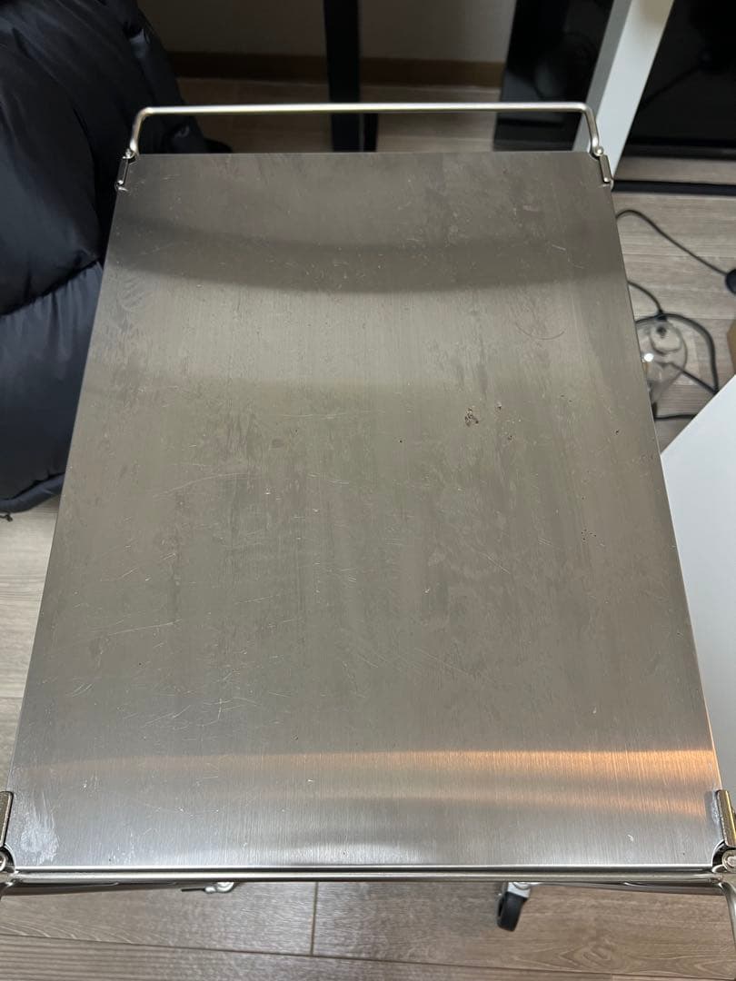 無印良品　ステンレスユニットシェルフ・ワゴンセット