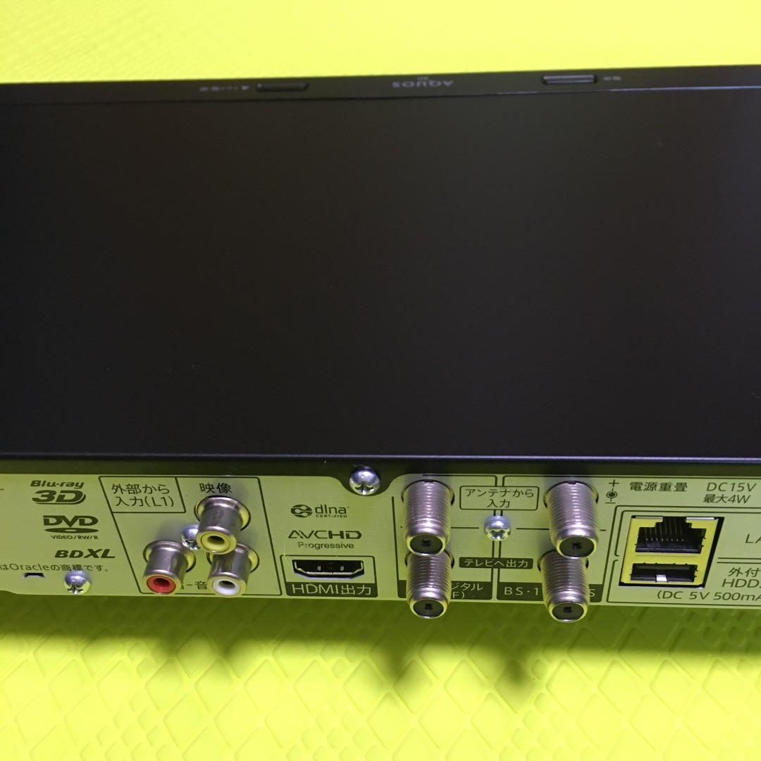 ◆2番組同時録画 ◆シャープ◆BD−NW1100◆純正リモコン◆1000時間録画