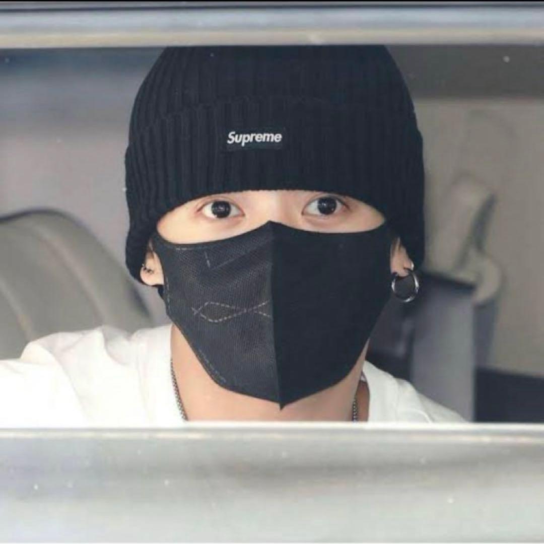 【極美品】 Supreme 25SS Overdyed Beanie 黒