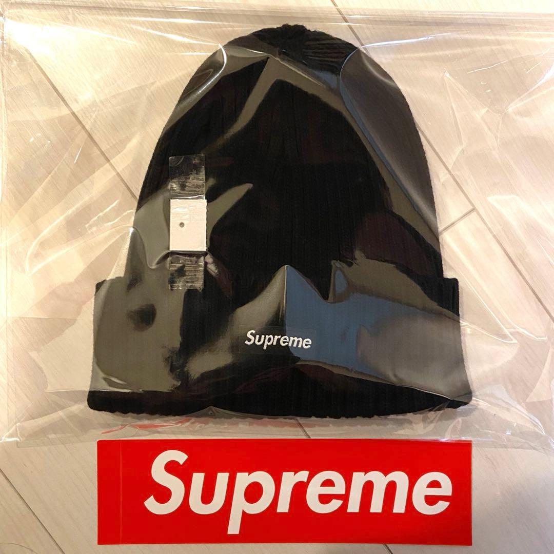 【極美品】 Supreme 25SS Overdyed Beanie 黒