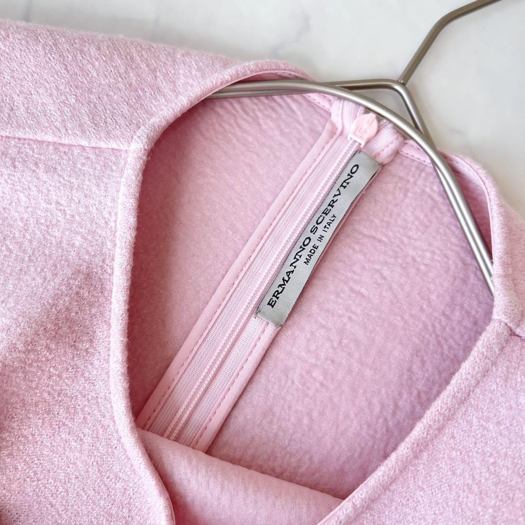 極美品 ERMANNO SCERVINOエルマンノシェルヴィーノワンピース 44