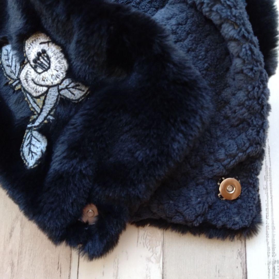 【ミナペルホネン】ハンドメイド　マフラー　swing camellia