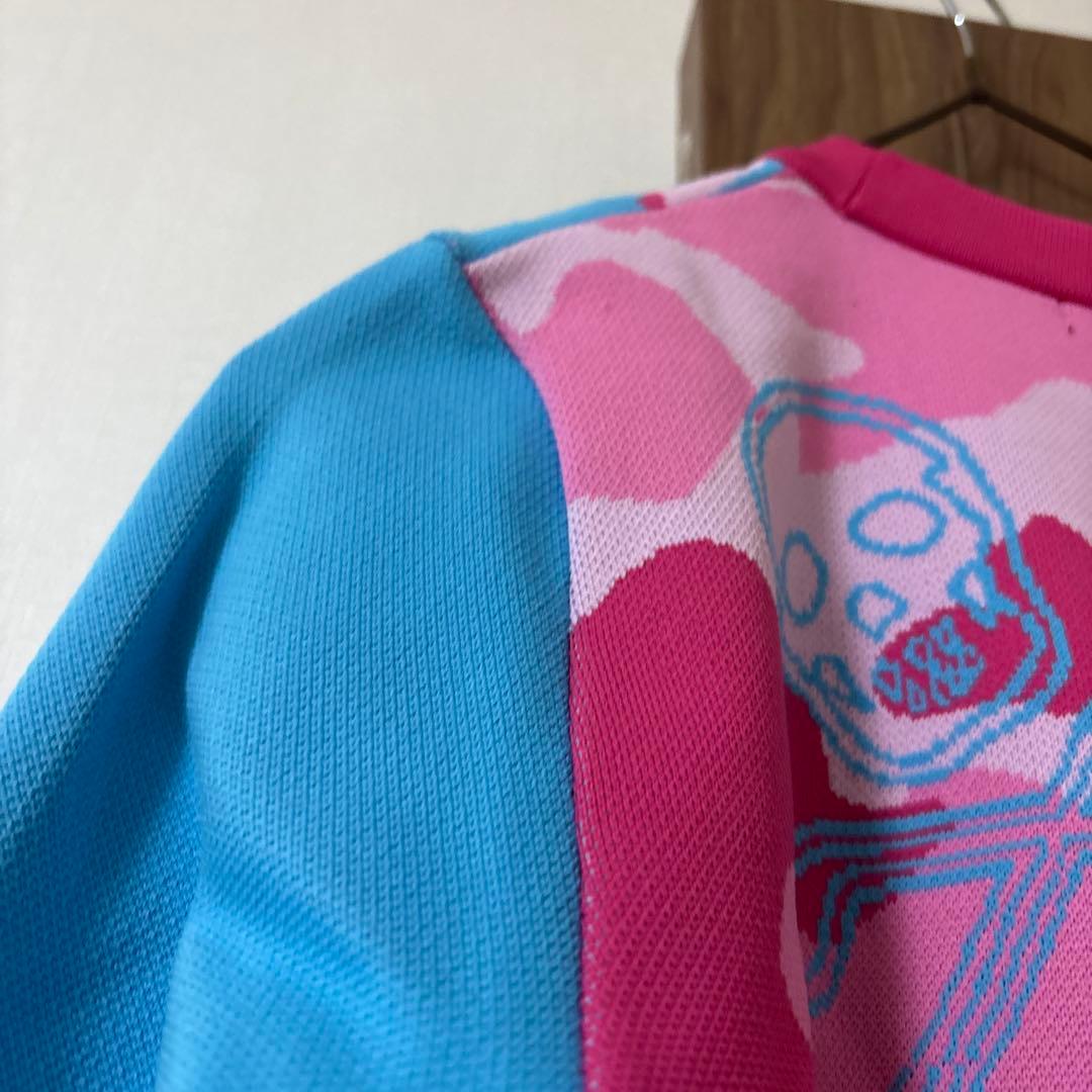 専用　MARK & LONA ニット 迷彩 カモフラ ピンク 36 日本製