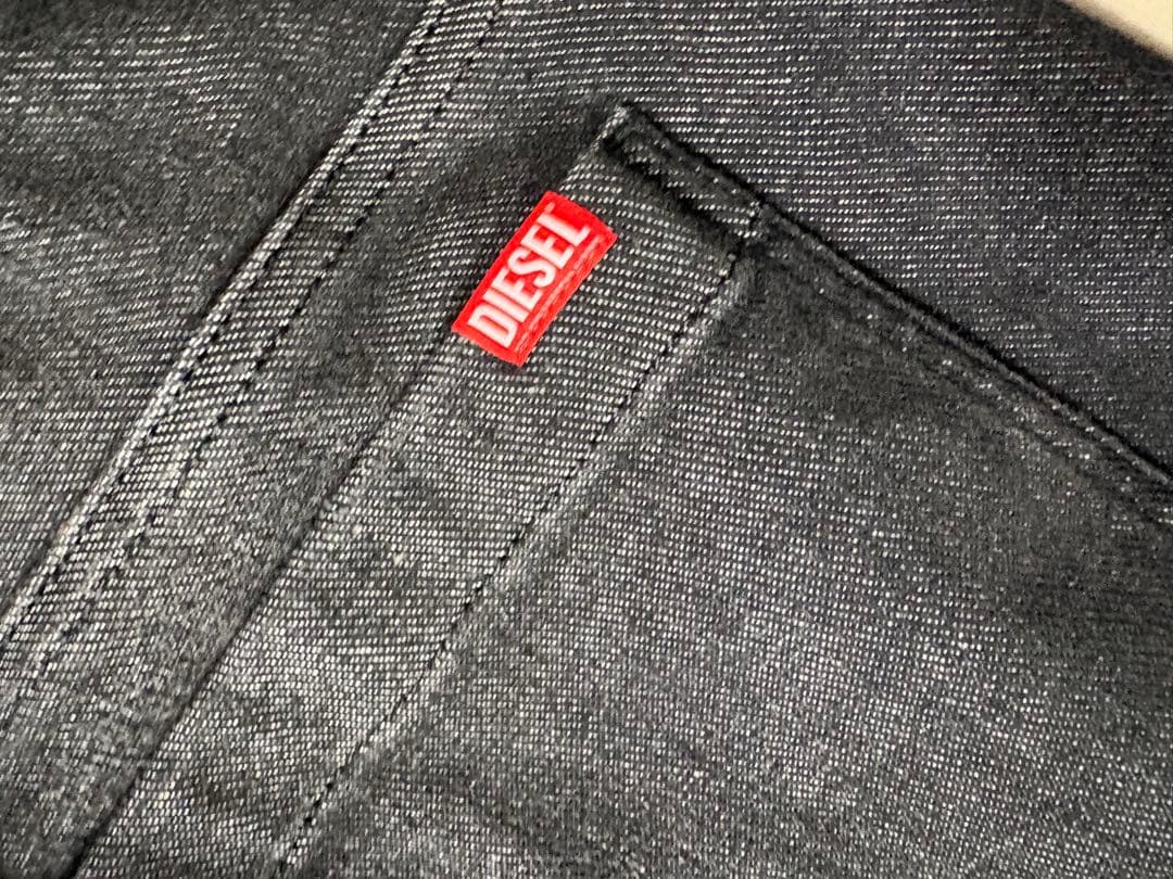 新品　DIESEL ディーゼル　ワイドデニム　ブラック　xs ユニセックス