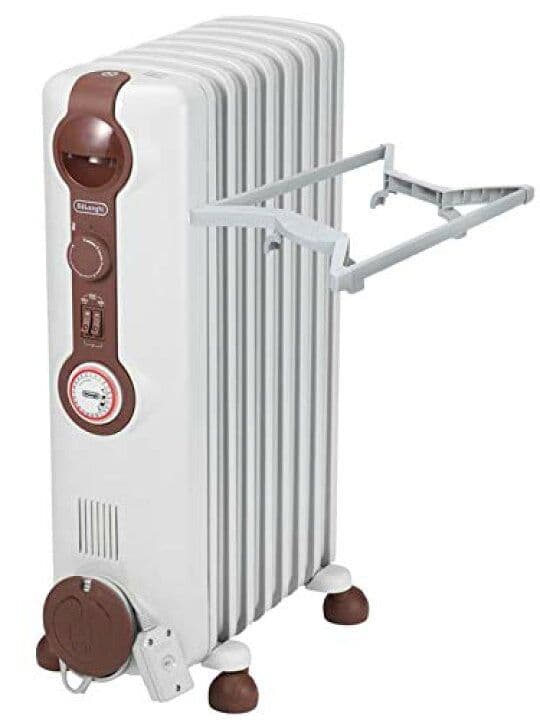 【新品同様品】デロンギ/ オイルヒーター　専用トップハンガー付き