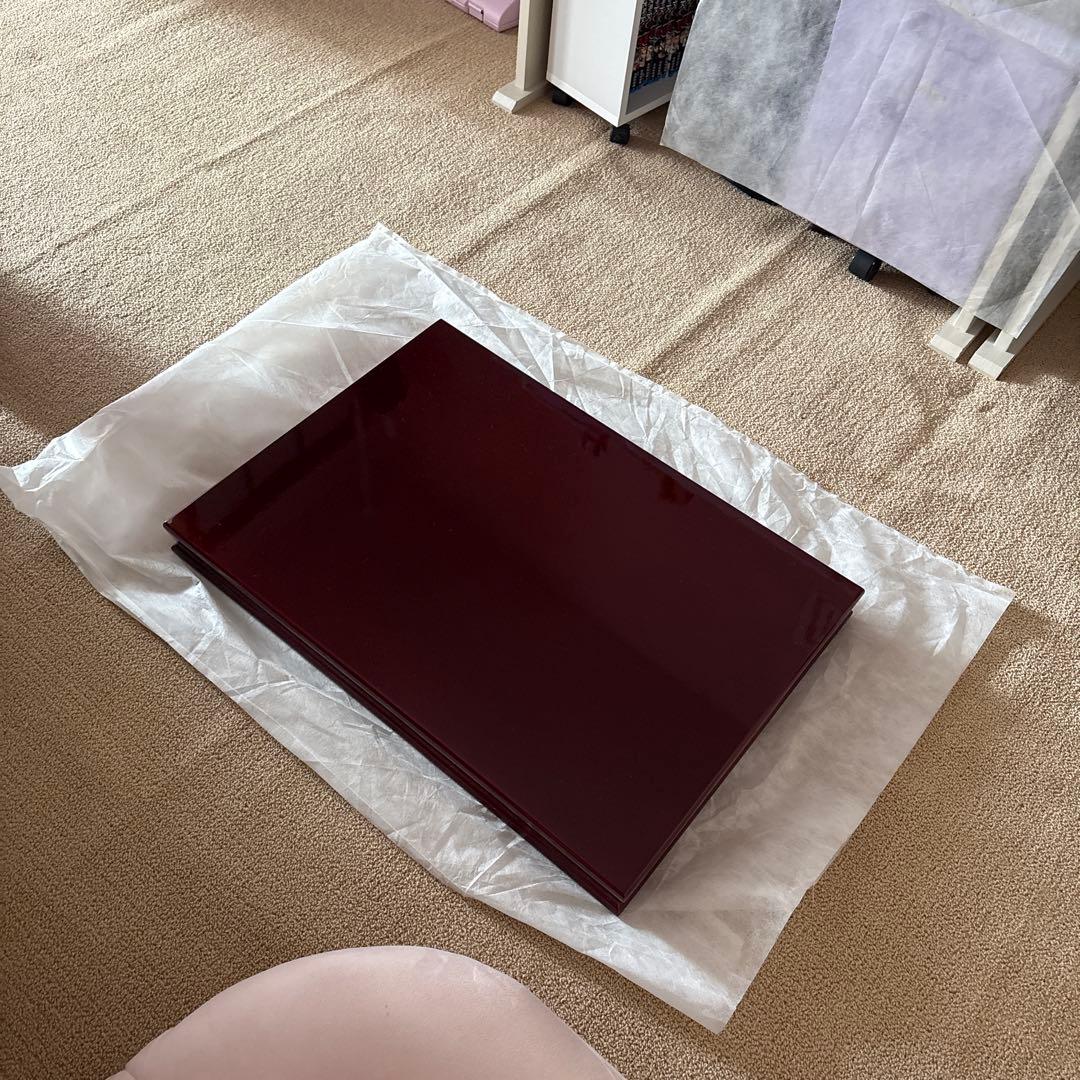 飾り台 屏風 漆風