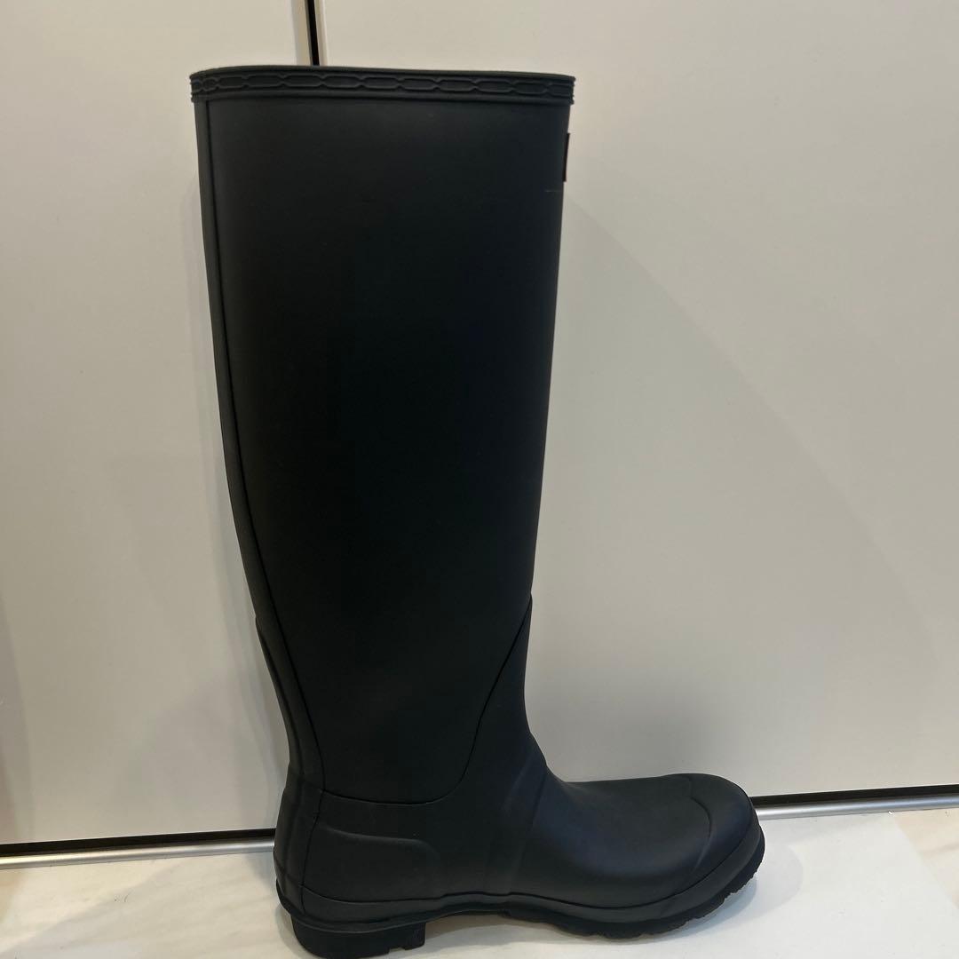 HUNTER ハンター ロングレインブーツ ブラック UK5 美品 定番 人気
