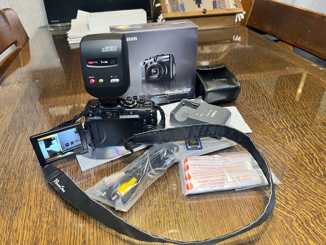 Canon PowerShot G12 外付けフラッシュ付属