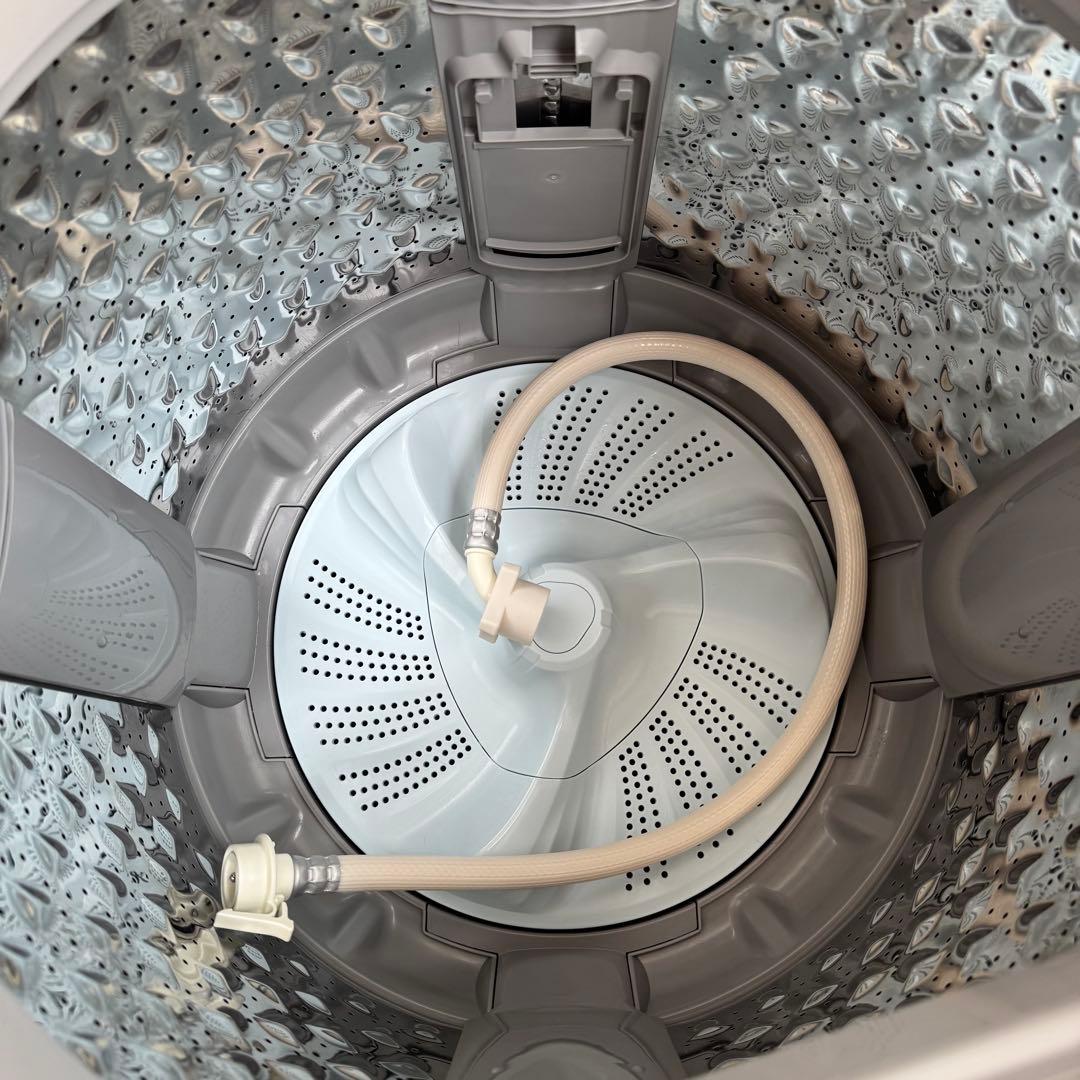 C7307★2024年製★ほぼ新品★ツインバード冷蔵庫ガラス　洗濯機　家電セット