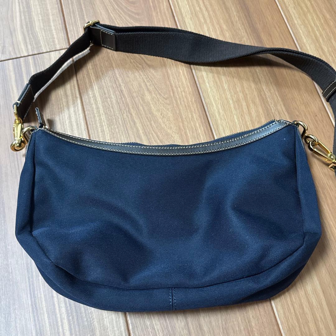 STEFANOMANO ネイビー ショルダーバッグ