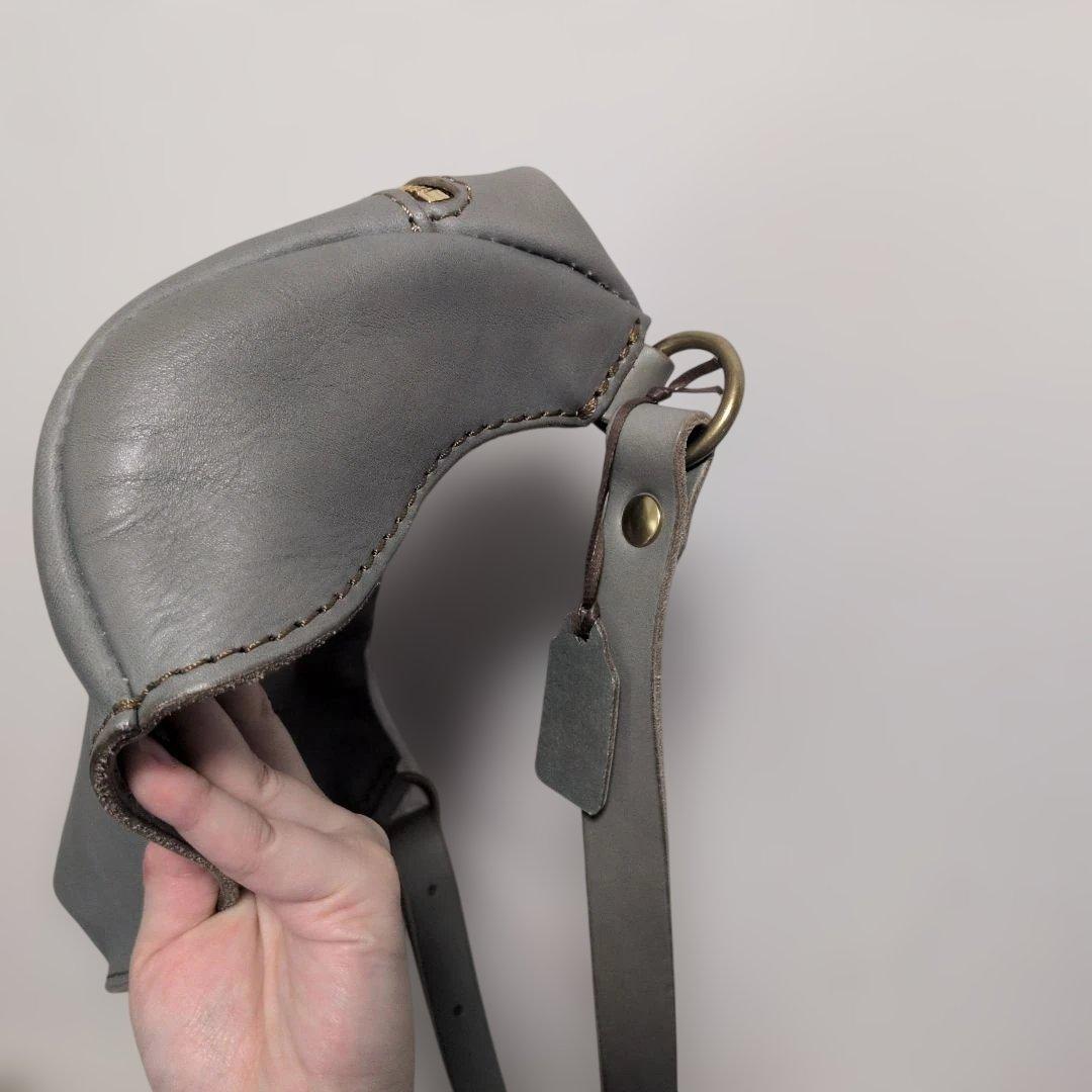 猫*猫様 HERZ　ヘルツ　アイビーグレー　限定　マチ・ボディバッグ(NSB-1