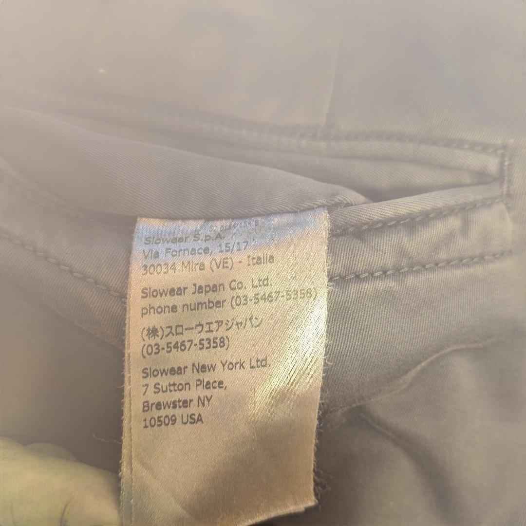 インコテックス　ギャバコットン ドレスチノSLACKS/100 SLIM FIT