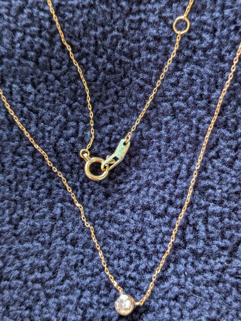 【専用です】スタージュエリー　ムーンセッティング　K18 PG 0.06