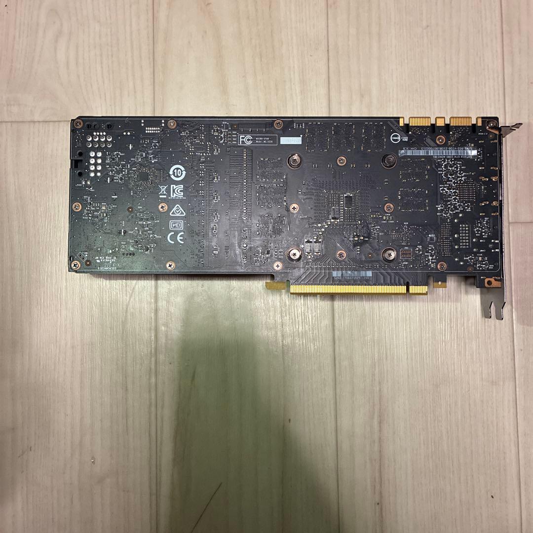【ジャンク】MSI GeForce GTX 1080 AERO 8G OC
