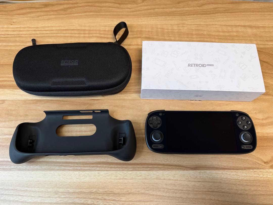 Retroid Pocket 5 ブラック 純正ポーチ・拡張グリップ・箱付き
