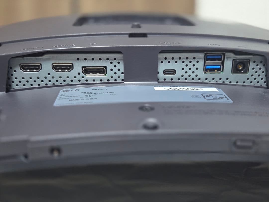 LG OLED ゲーミングモニター 45GX950A-B 44.5インチ