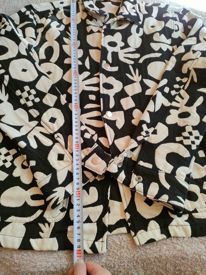 ZARA赤西仁着用人気ジャケット　希少　白黒　シャツ　ジャケット