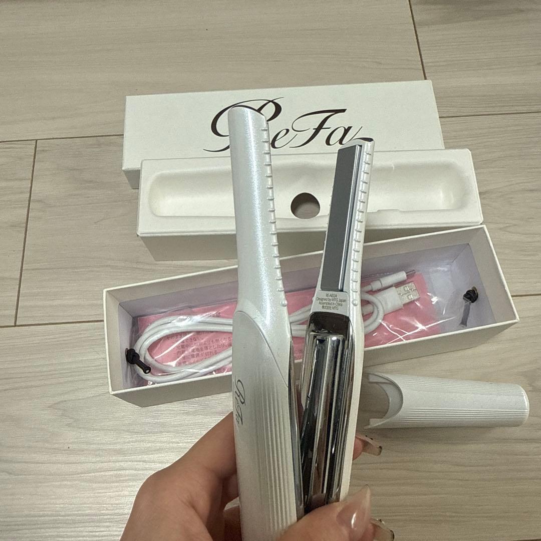 ReFa 充電式ヘアアイロン ホワイト