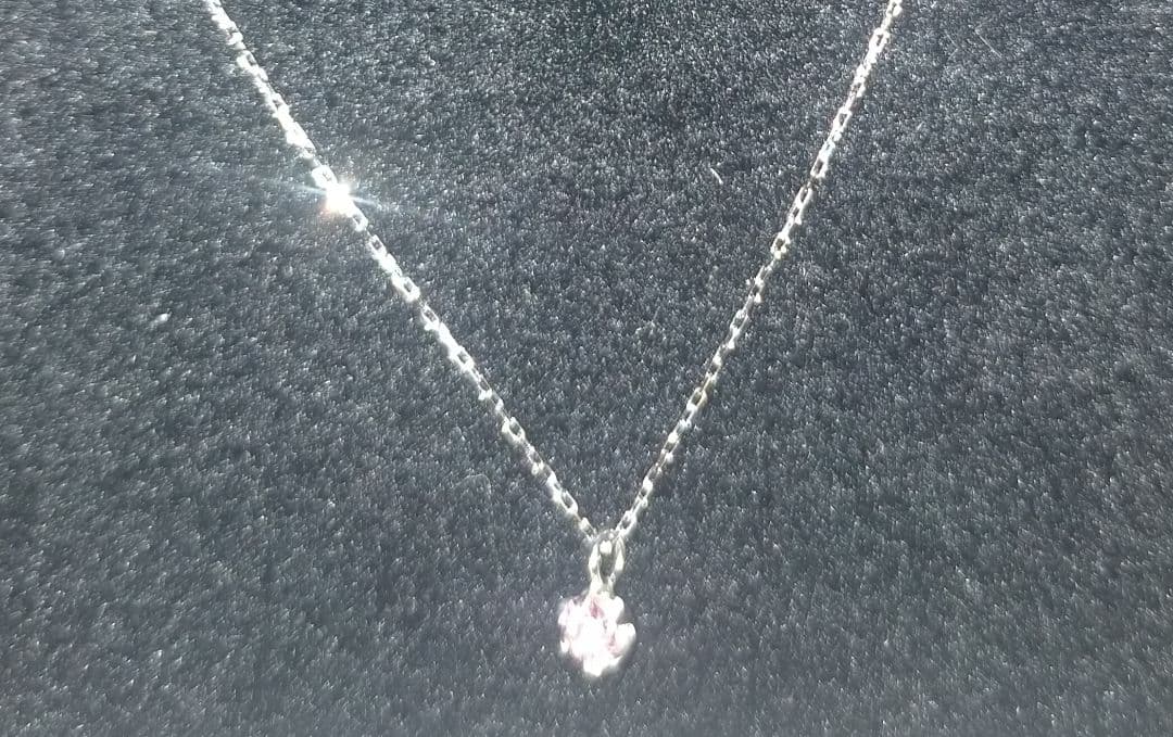 K10WG ペンダントネックレス