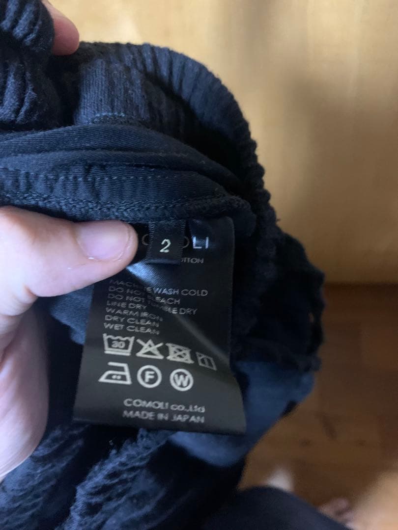 COMOLI コットンメッシュショーツ　サイズ2