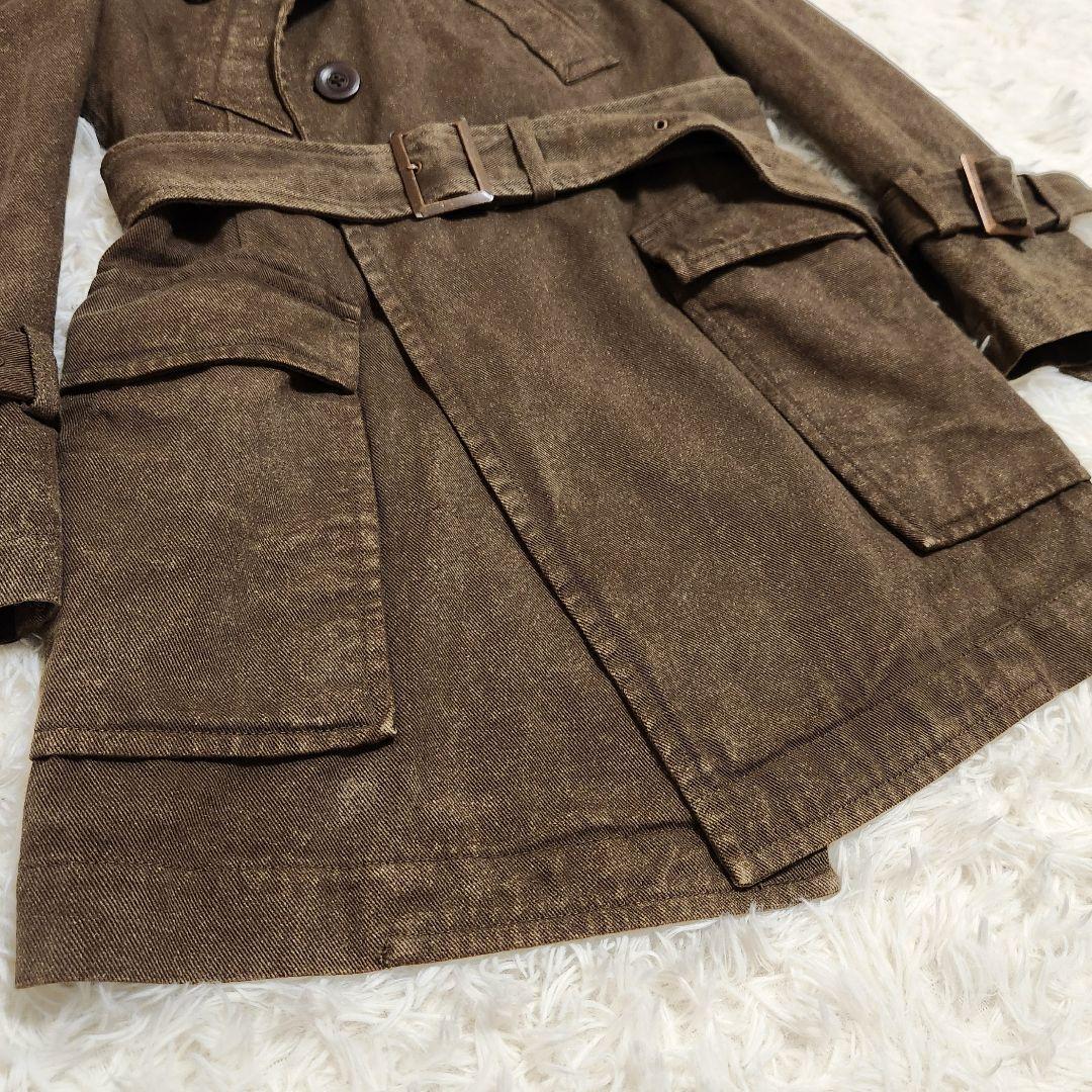【希少】Y's ヨウジヤマモト 06AW ミリタリーコート ベルト付き