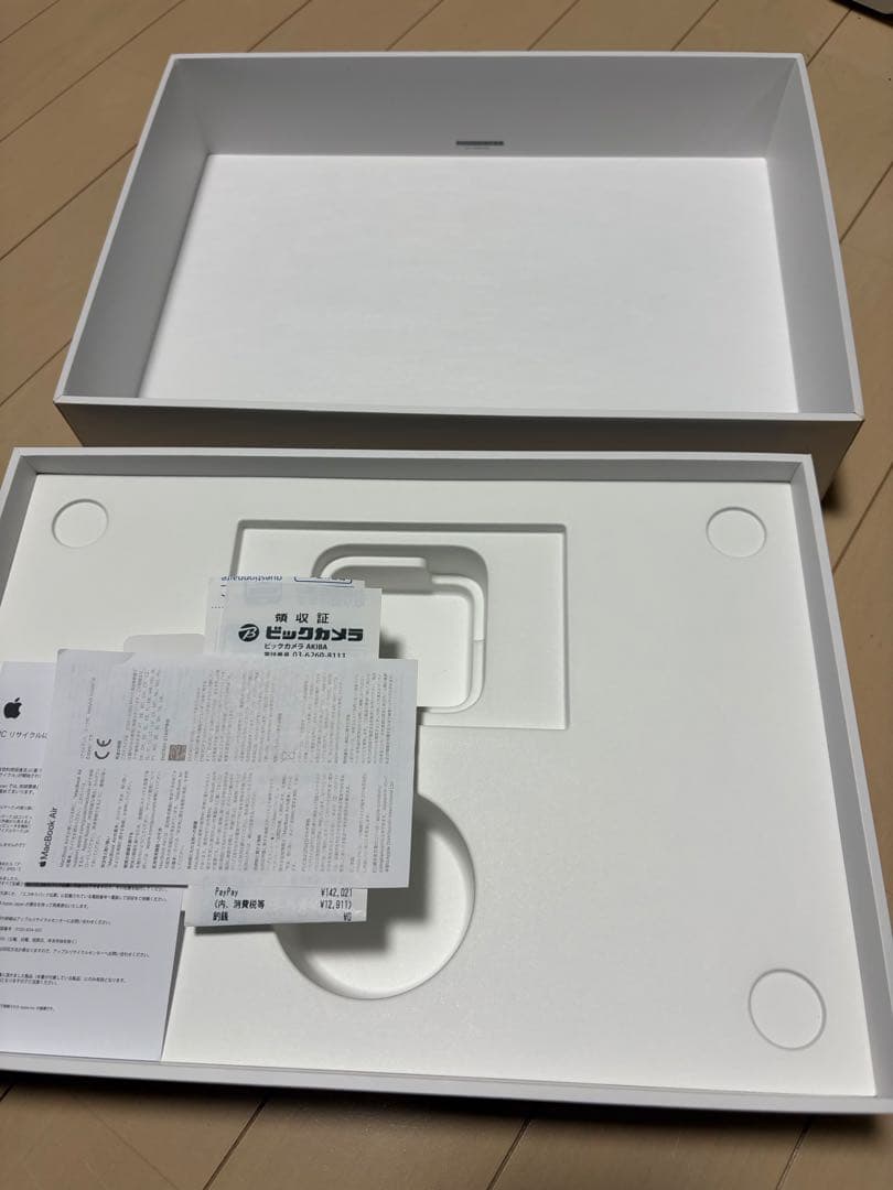 MacBook Air M1 メモリ8GB SSD512GB バッテリー87%