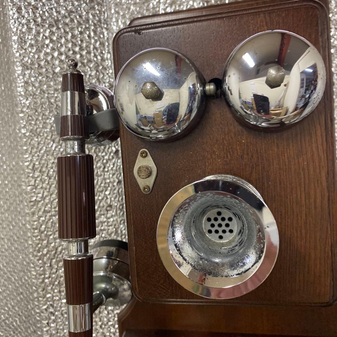 昭和レトロ　クラシックピンクTEL 　アンティーク　電話機　P88-0181-1