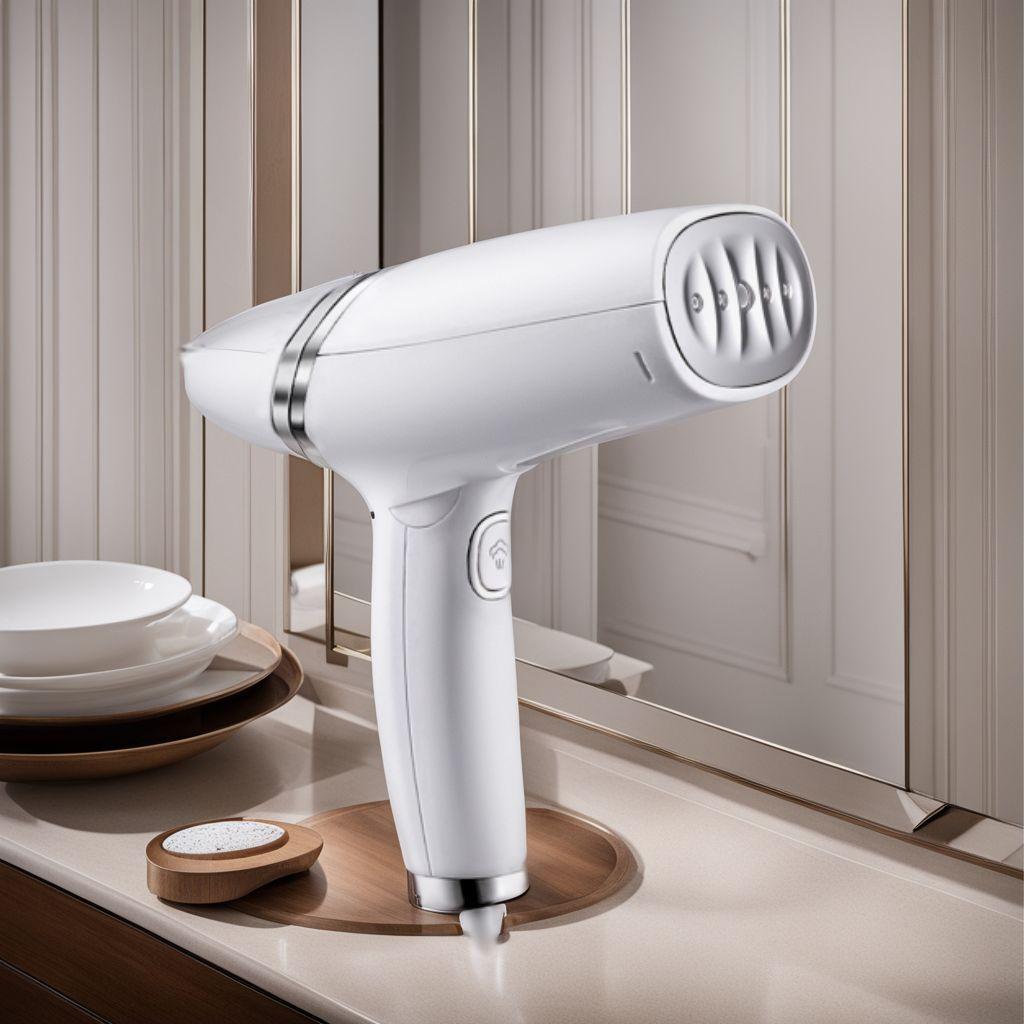 ☆スチームアイロン 衣類ハンディ 携帯 2Way ハンガーにかけたまま