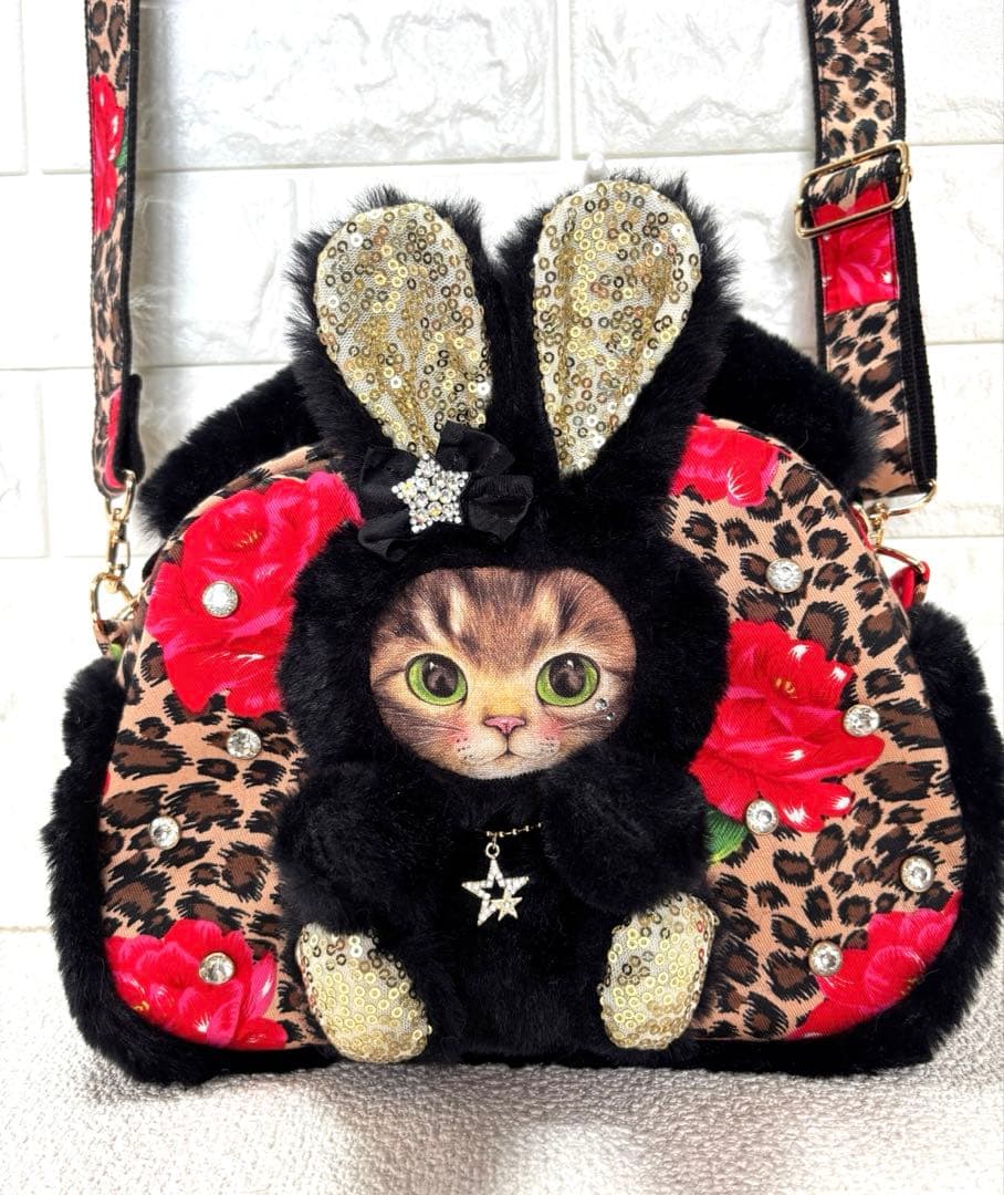 さ*ー様 コヤンイサムチョン　ハンドメイド　ファーショルダーバッグ　サンダーちゃ