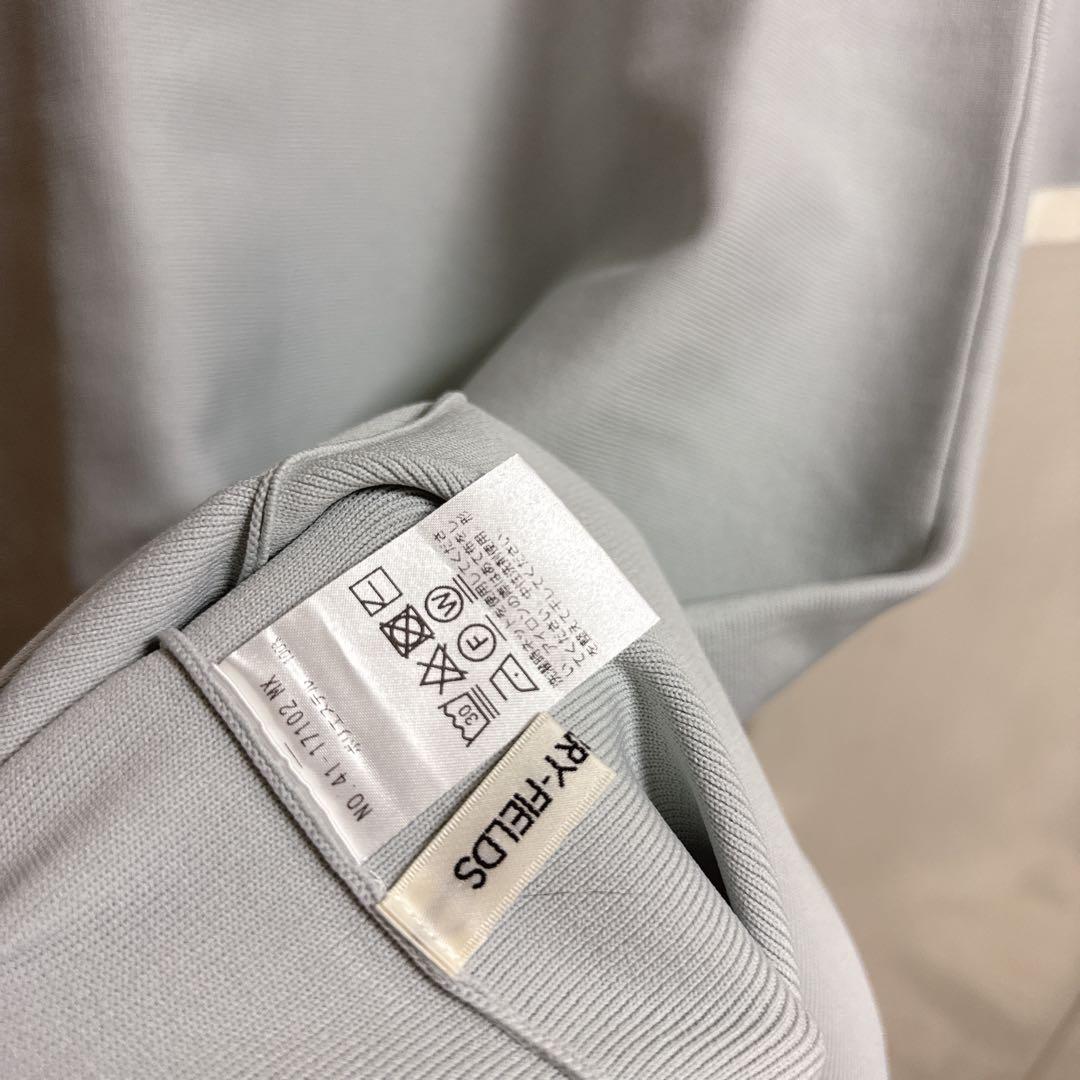 美品♡配色パイピングリボンニットワンピース