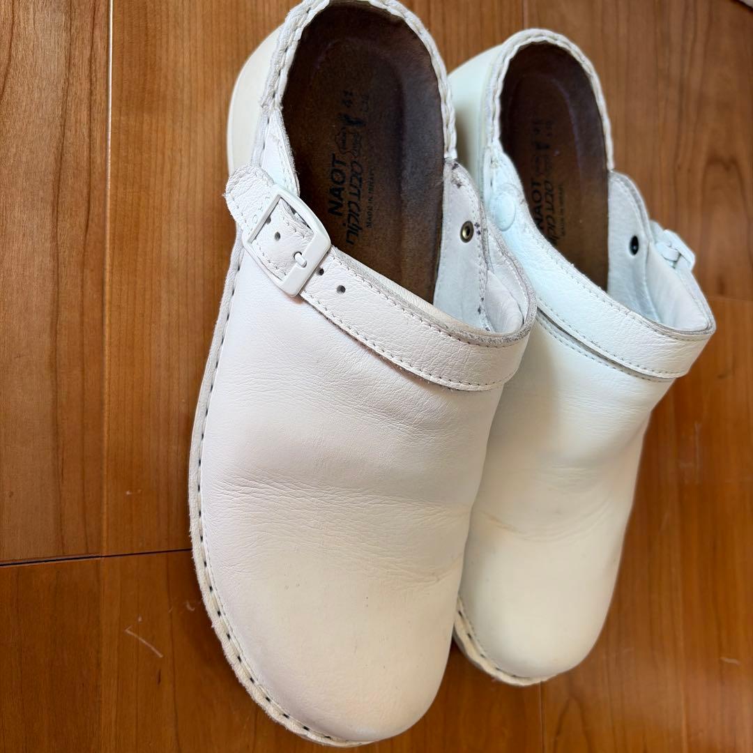 NAOT⭐️IRIS⭐️サイズ41⭐️ホワイト⭐️２０２５年１１月くらいに購入しました