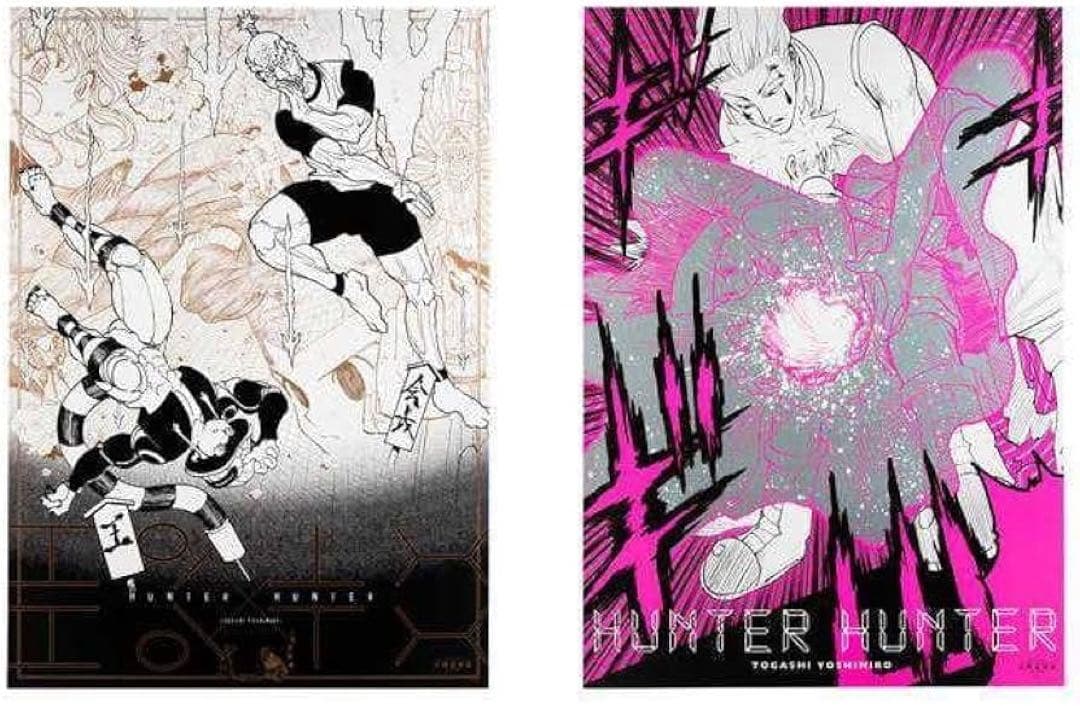 冨樫義博展 HUNTER×HUNTER 幽遊白書 キービジュアル　ポスター