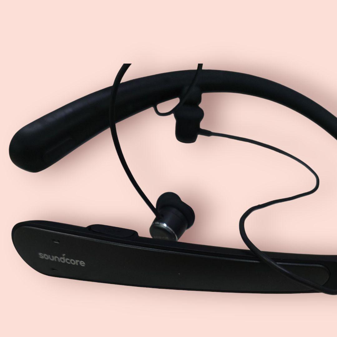 Anker soundcore ワイヤレスイヤホン ネックバンド型 ブラック