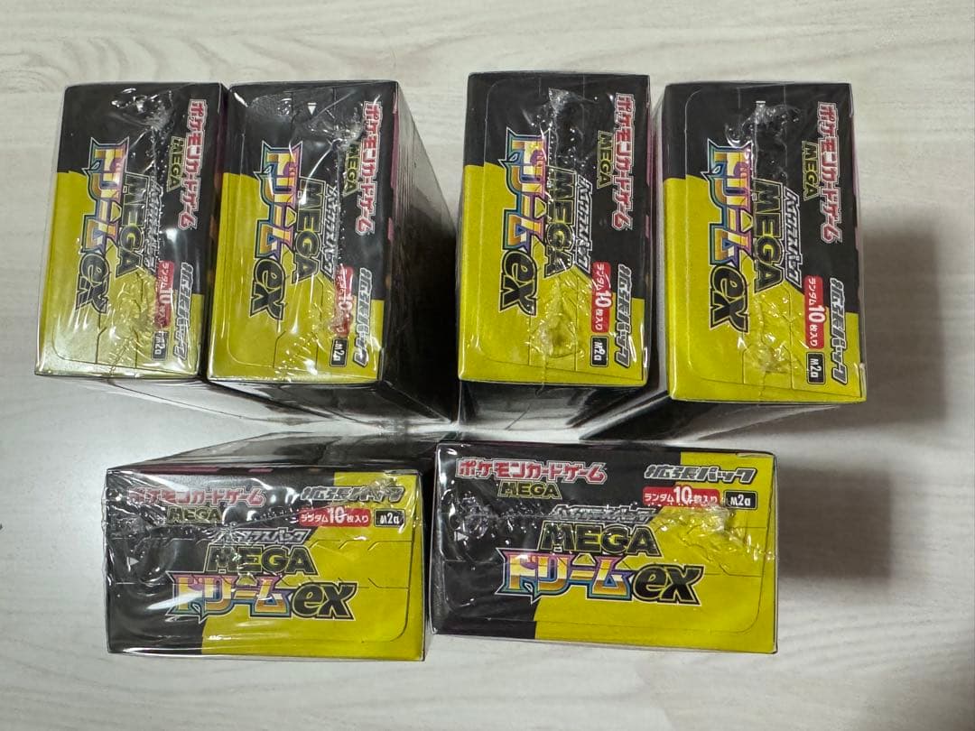 ポケモンカード MEGAドリームex 6BOX シュリンク付
