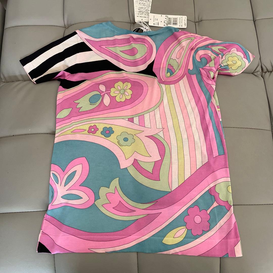 レオナールシルク半袖セーター