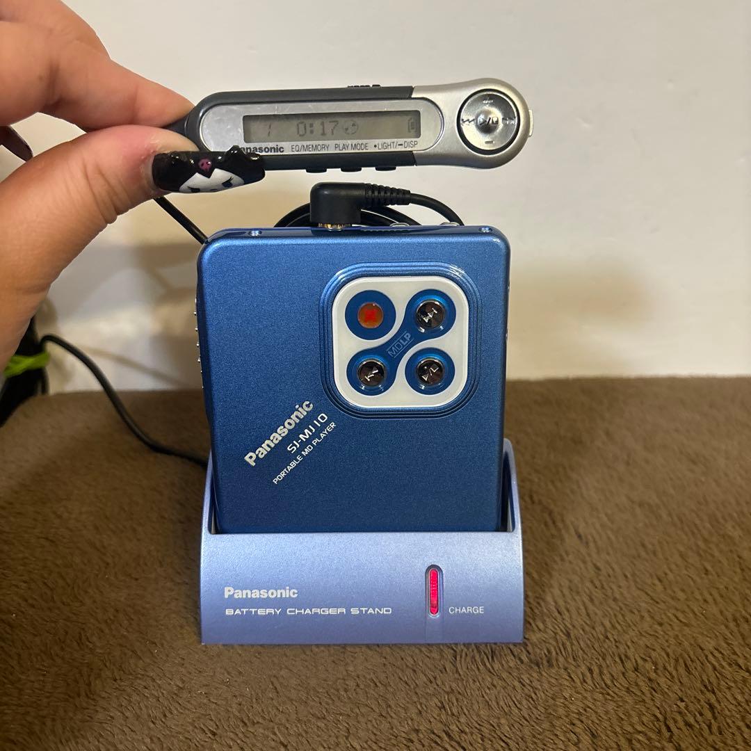 【美品】Panasonic MDプレーヤー SJ-MJ10