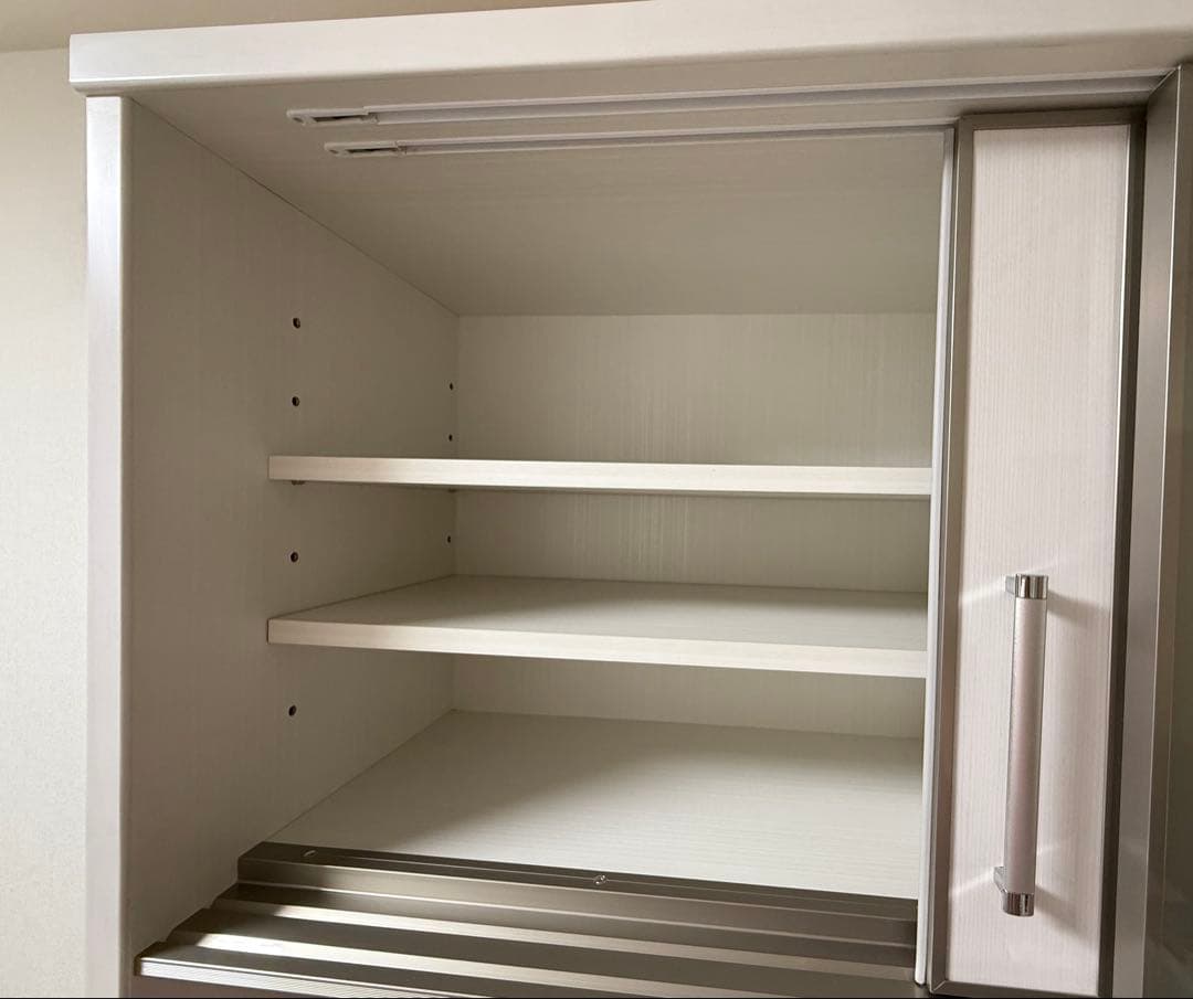 【値引き】ホワイト 大型キッチン収納 ダイニングボード 120 かねたや家具