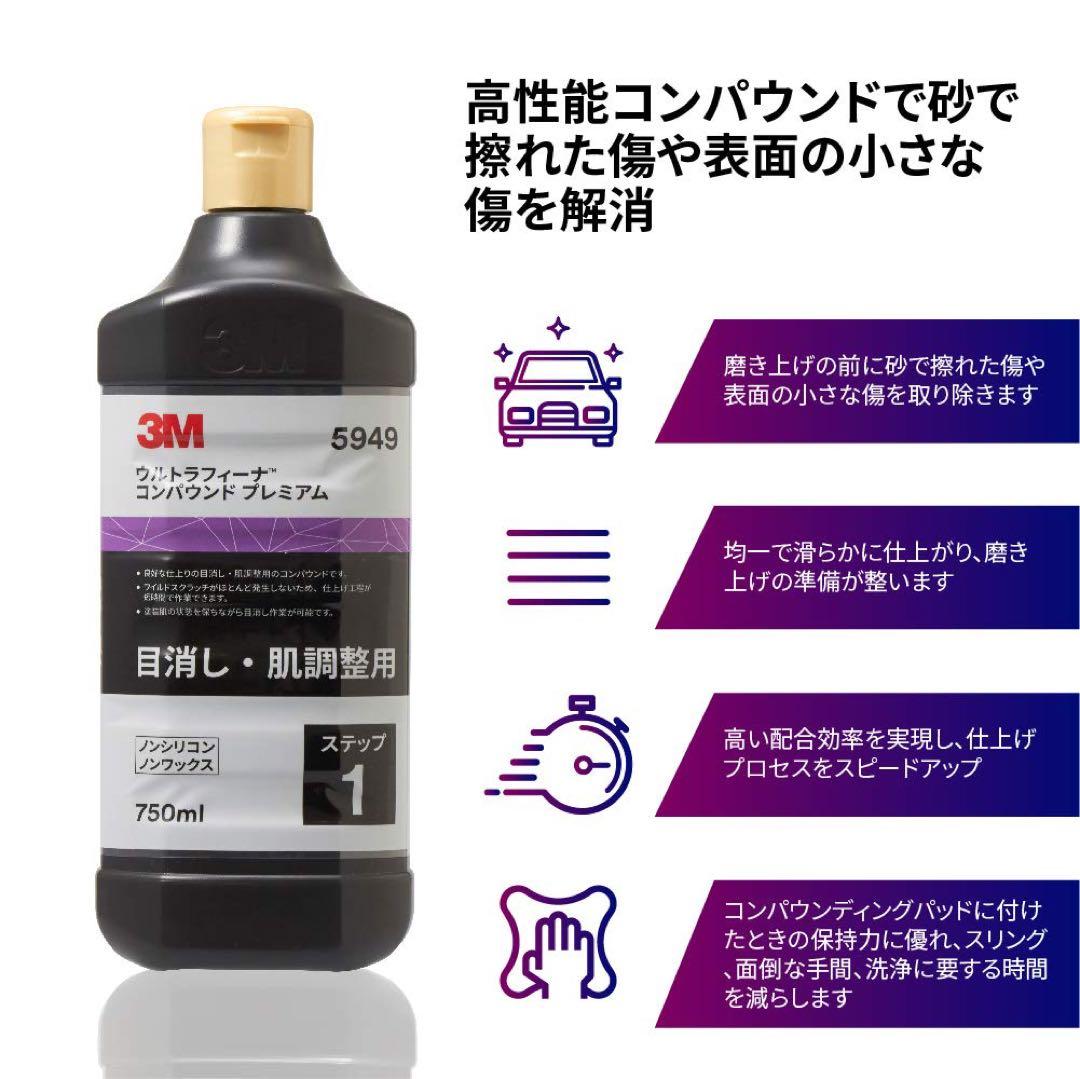 ⭕️格安！ 3M コンパウンド 5949 5969R 750ml プロおすすめ！