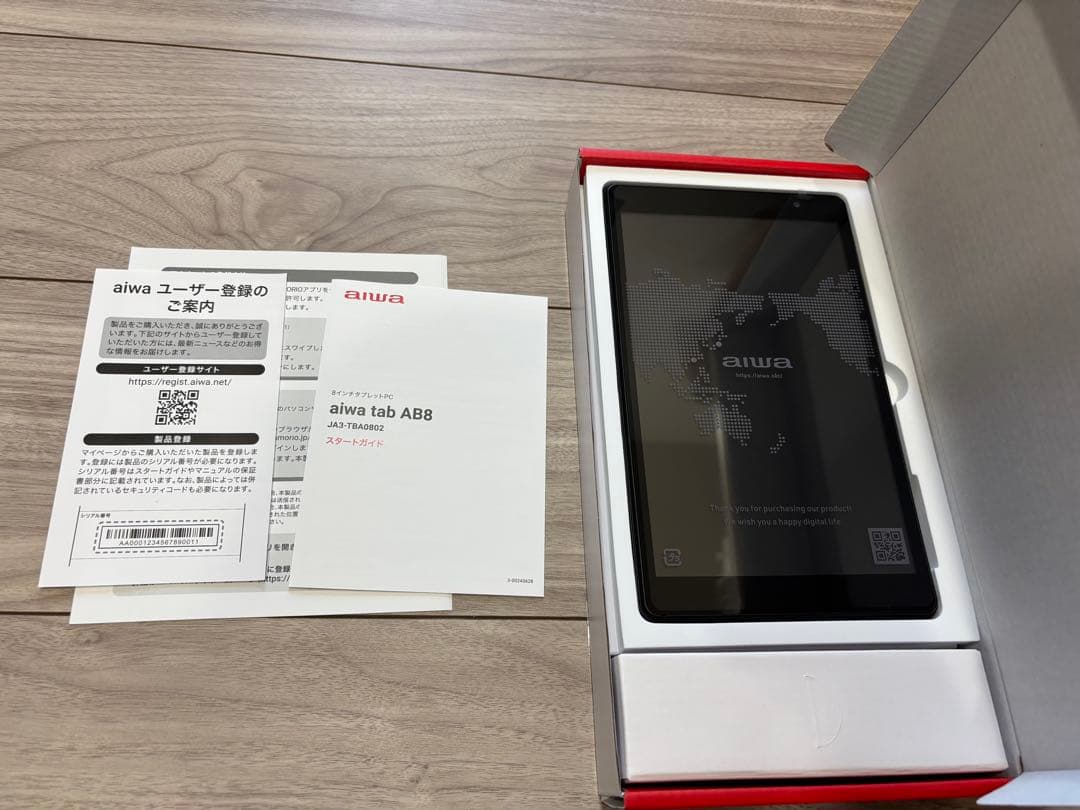 aiwa A8B Androidタブレット 本体