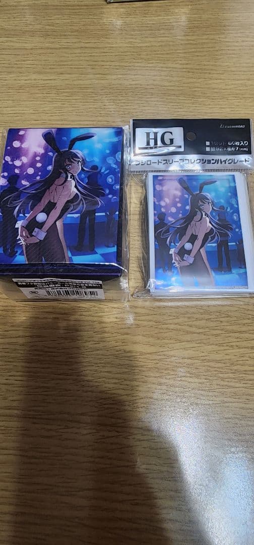 青ブタ　桜島麻衣　スリーブ　デッキホルダー