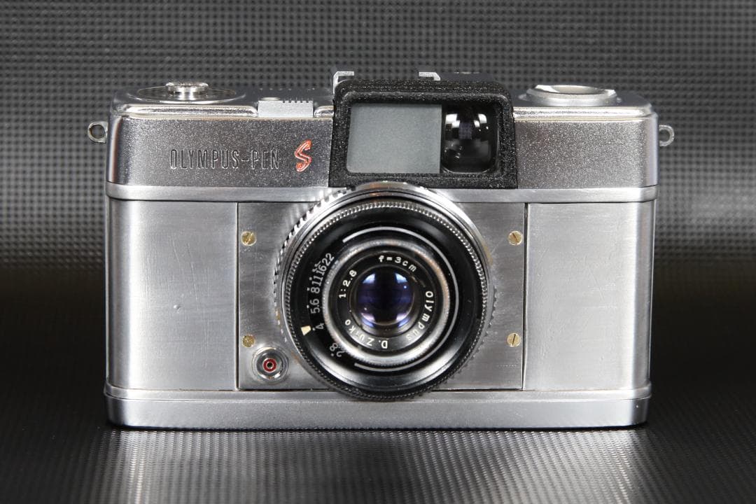 OH済 OLYMPUS PEN S　35mmフィルム　ハーフフレーム　スケルトン