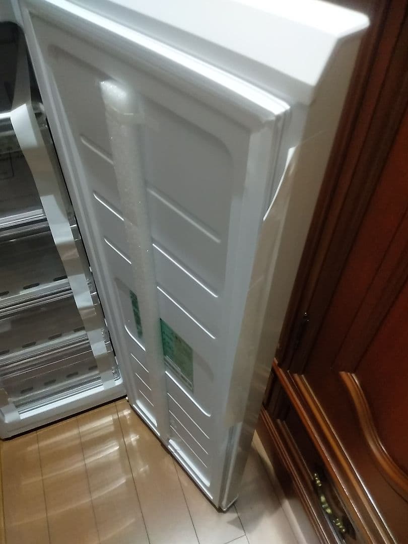 引取限定 アイリス IRIS スリム冷凍庫 80L ホワイト IUSN-8A-W