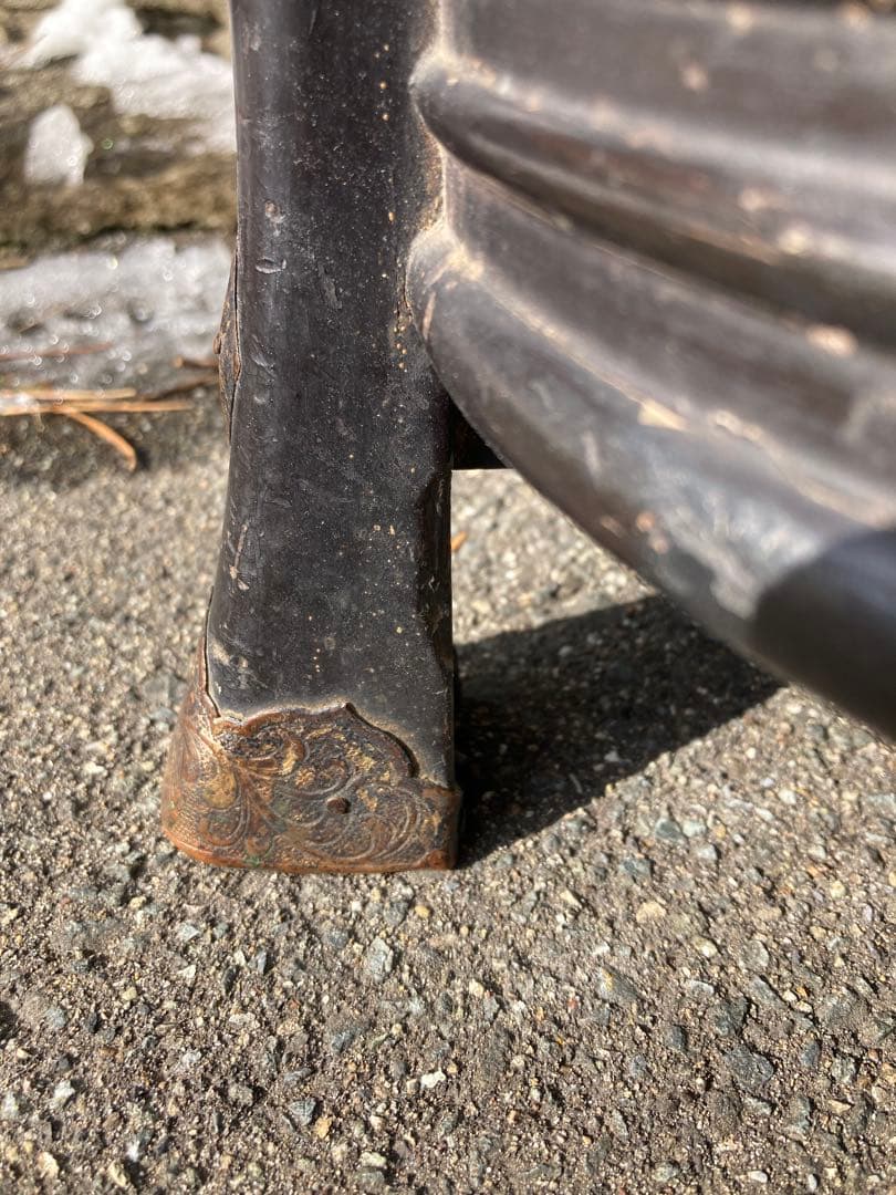 アイヌ　シントコ　行器　漆工 北海道　木製漆塗