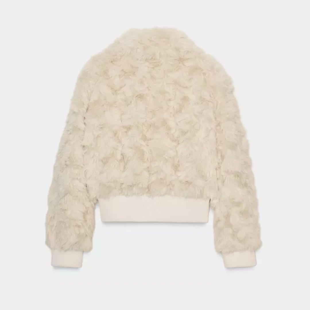 【新品未使用】♡ZARA♡ フェイクファーボンバージャケット Mサイズ