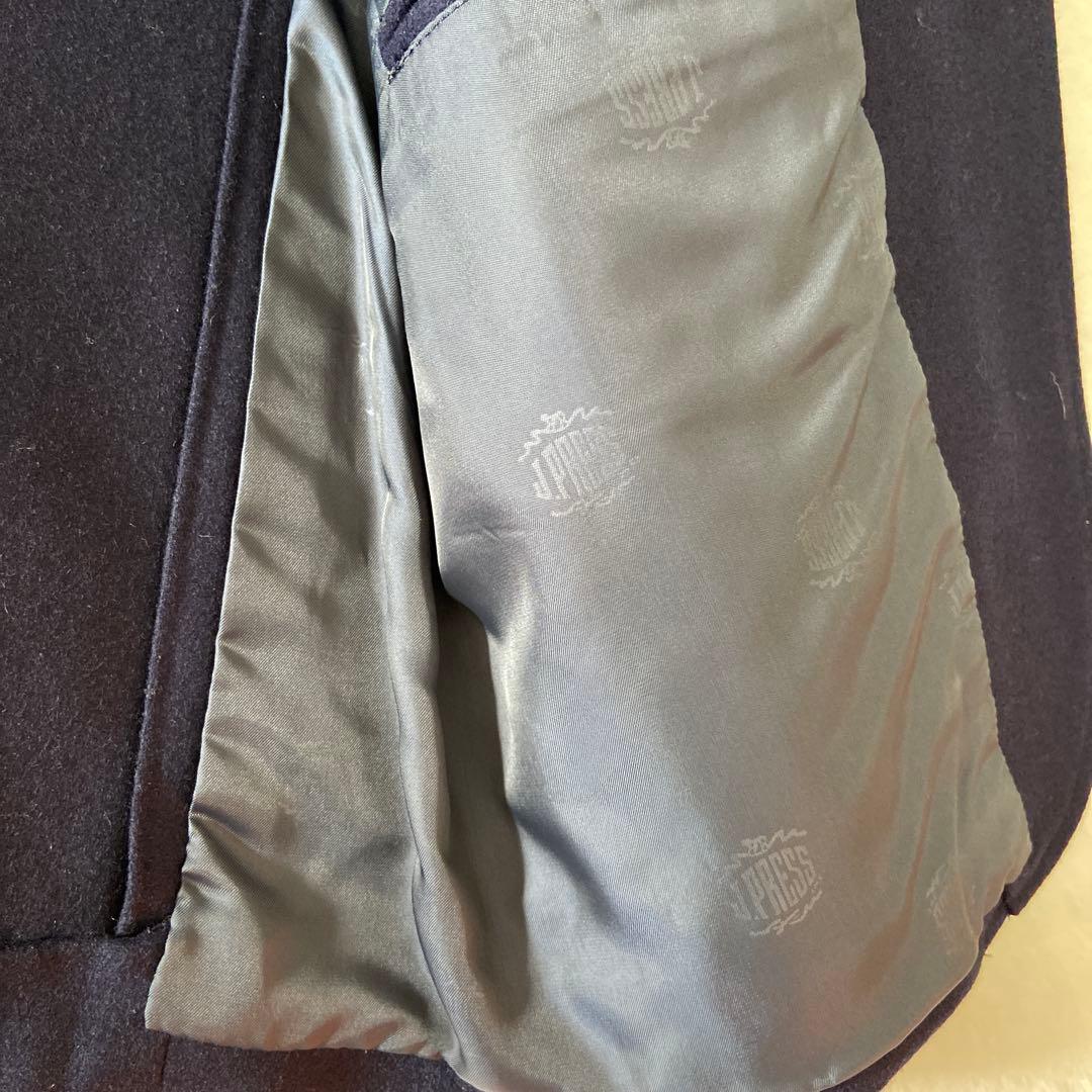 美品J.PRESS ジェイプレス　ブレザー　紺ブレ　ロゴ金ボタン　3B ネイビー