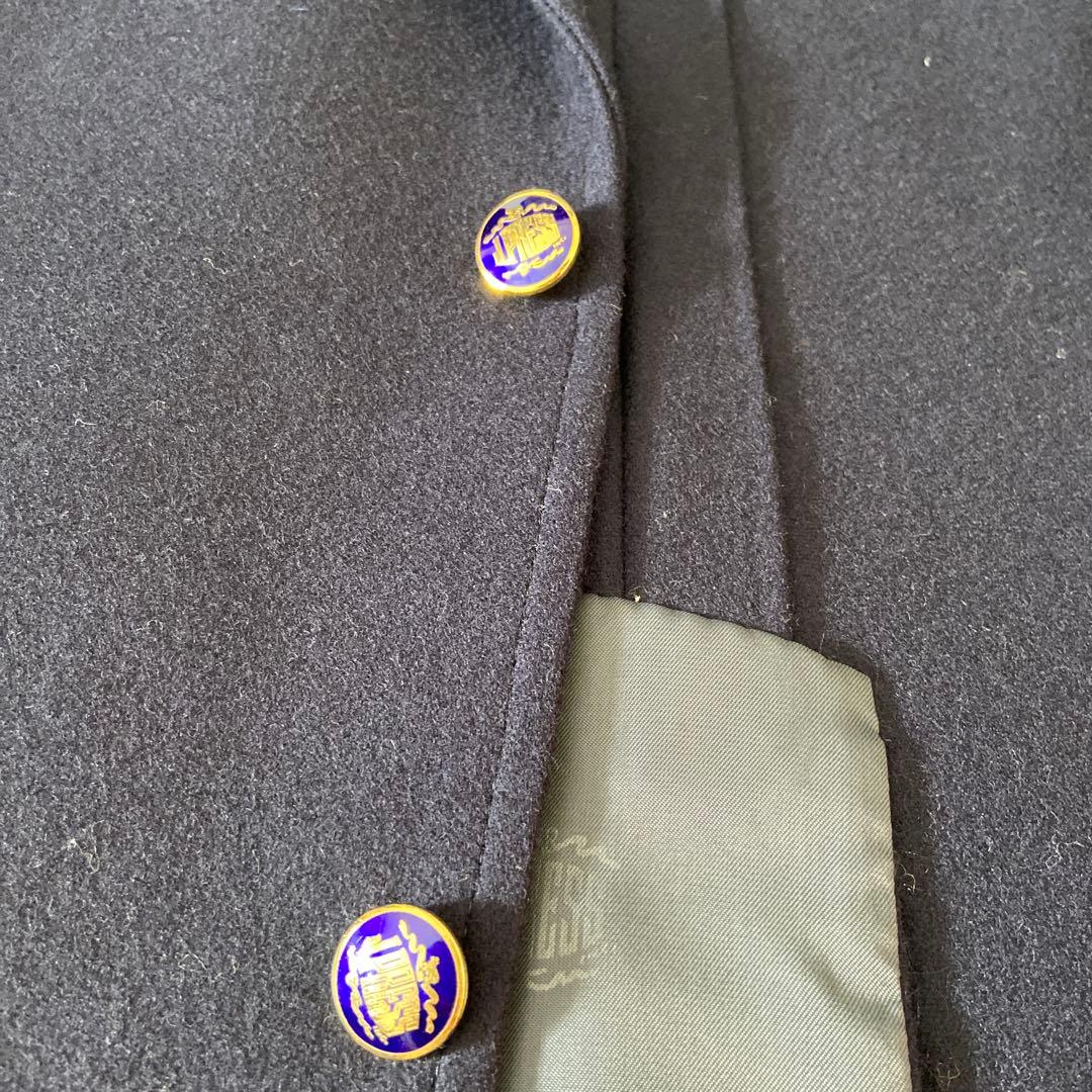 美品J.PRESS ジェイプレス　ブレザー　紺ブレ　ロゴ金ボタン　3B ネイビー