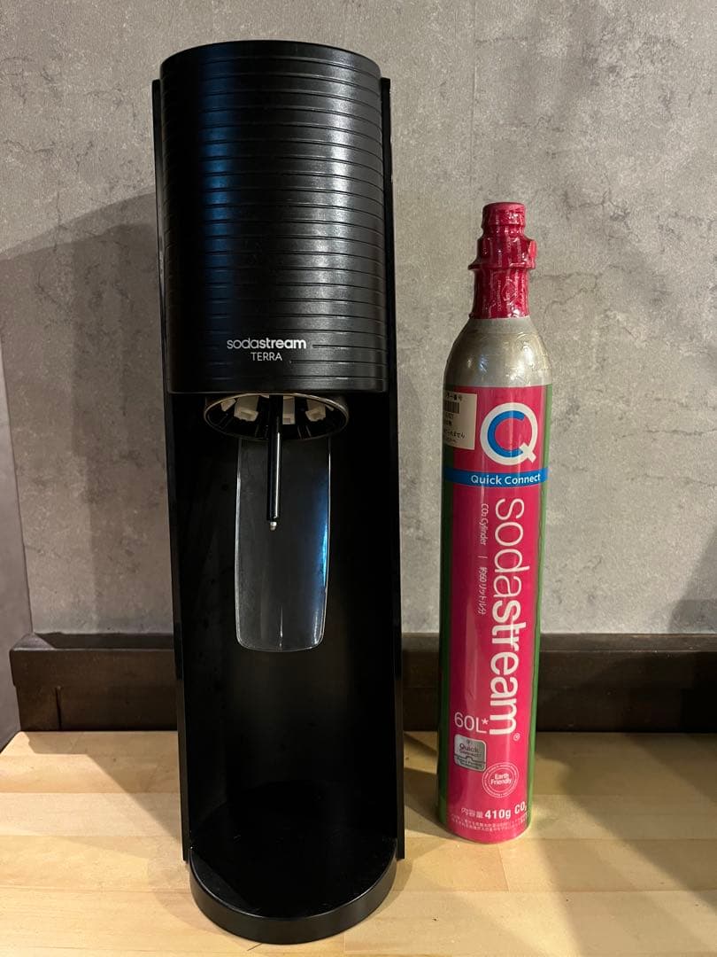 sodastream TERRA 炭酸水メーカー 未使用ガス1本付