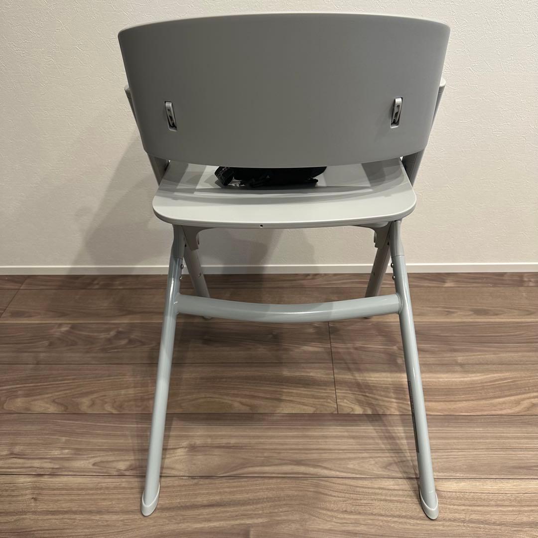 【美品】ヤトミ　NOVUS ノウス ベビーハイチェア グレー YATOMI