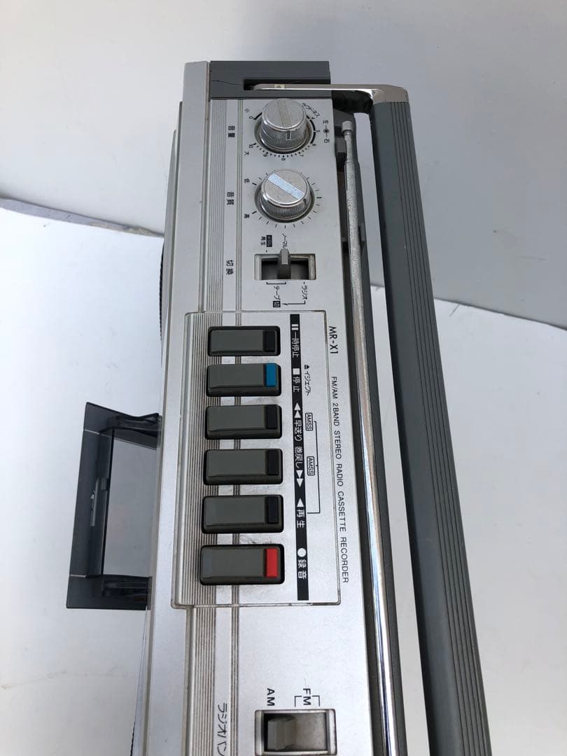 サンヨーMR-X1 ステレオ ラジオカセットレコーダー 動作訳あり(D162)