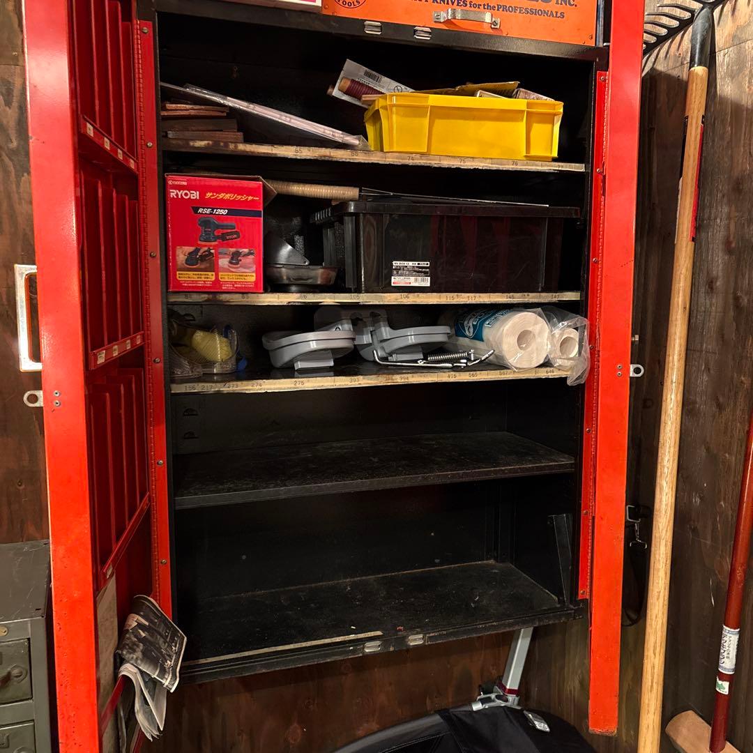 Motorcraft キャビネット ビンテージ　firestone ガレージ